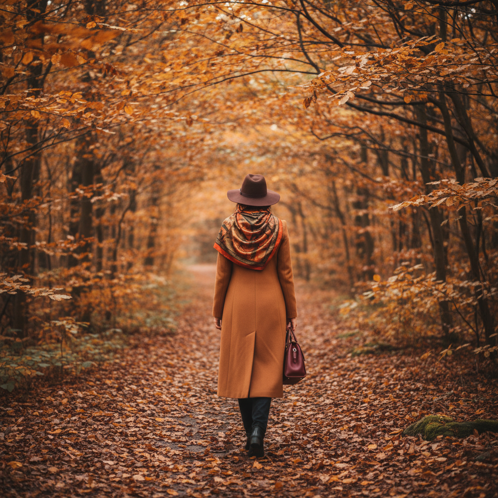 Autumn Woman Outdoor